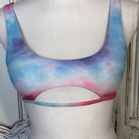 ZAFUL Sherbet Colors Peek a Boo Top Bikini Size 4 NWOT - Picture 4 of 12